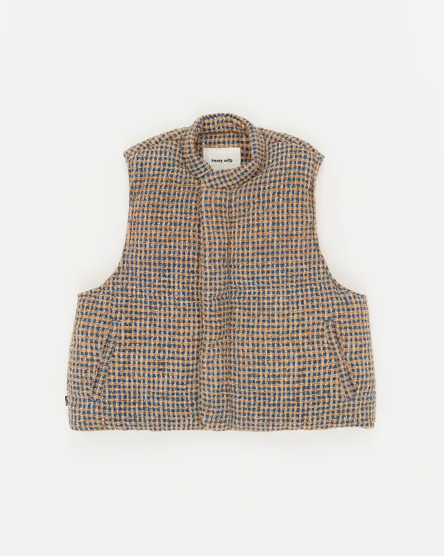 On-Trend Fashion Offers Sahab Vest - Wobbly Check Handloom