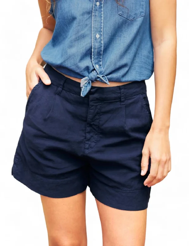 Sophisticated Style Offers Waterford Walking Shorts In Navy