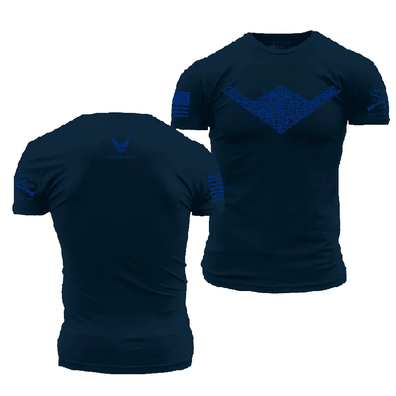 Stylish Outerwear Clothes For Women USAF - The Sky's No Limit T-Shirt - Midnight Navy