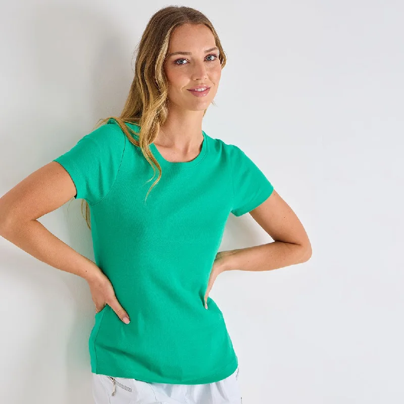 Summer Deals Ladies Mint Crew Neck T-Shirt