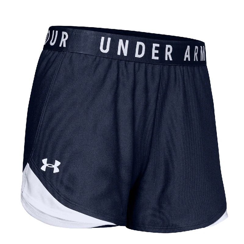 Women's Layered Outfit Under Armour Play Up 3.0 Shorts - Womens - Midnight Navy/White