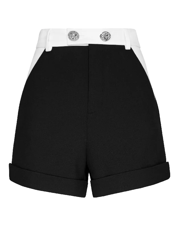 Classy Style Discounts Cady Black and White Short Trousers