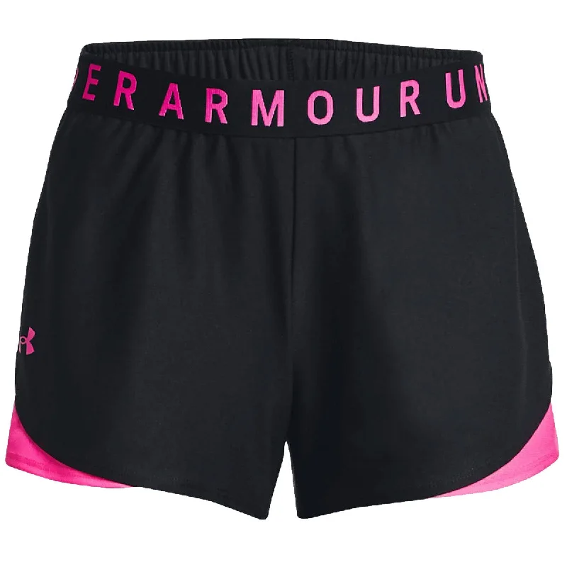 Women's Date Night Outfit Under Armour Play Up 3.0 Shorts - Womens - Black/Rebel Pink