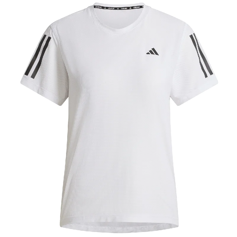 Women's Clothes For The Office adidas Own The Run Tee - Womens - White