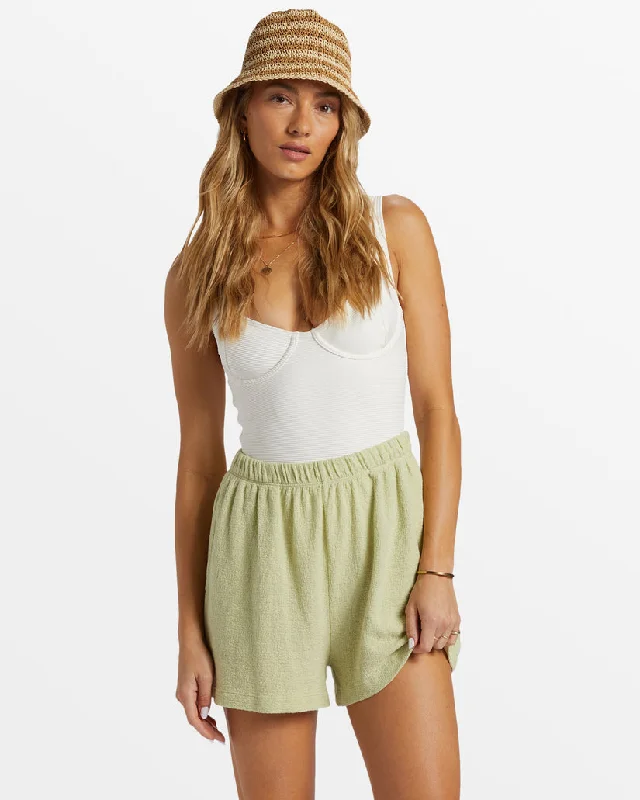 Style Revolution Billabong Harbor Shorts-Light Avocado