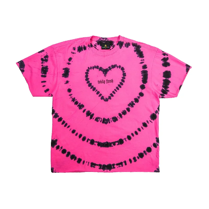 Flash Sale Fever Tie Dye Heart Tee