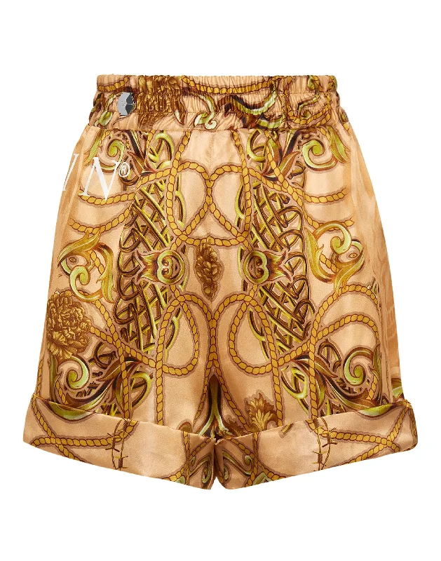 Hurry Before It'S Gone Silk Short Trousers New Baroque