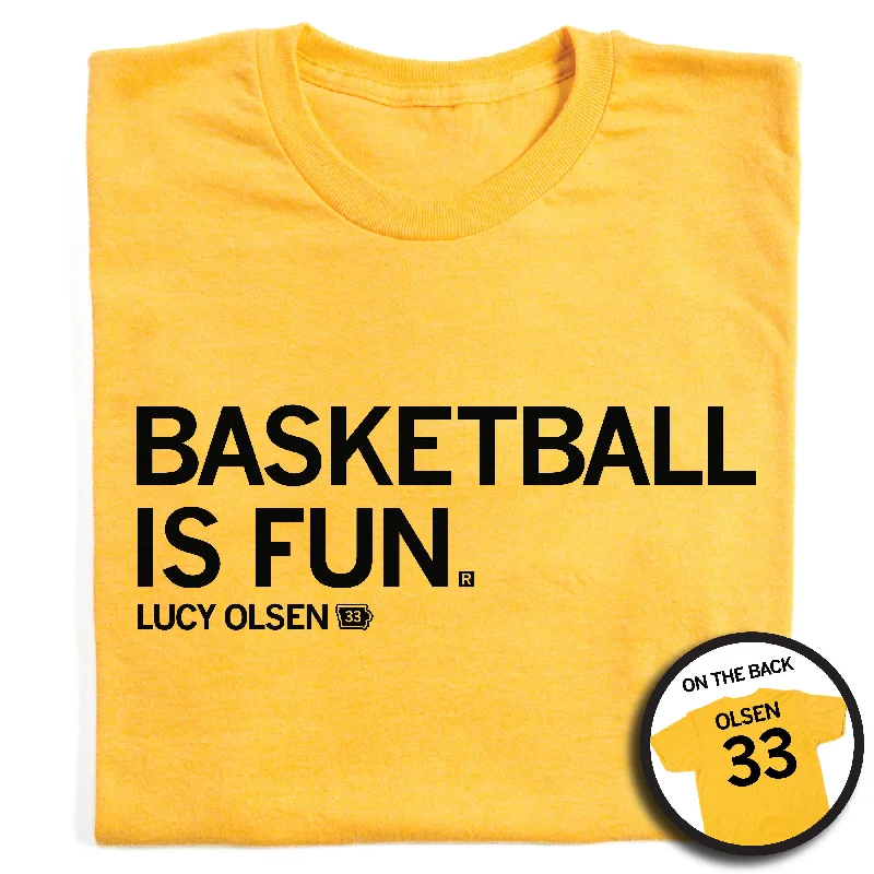 Vintage Style Deals Lucy Olsen: Basketball Is Fun