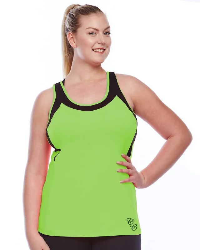 Women's Work Apparel Workout Tank - Green