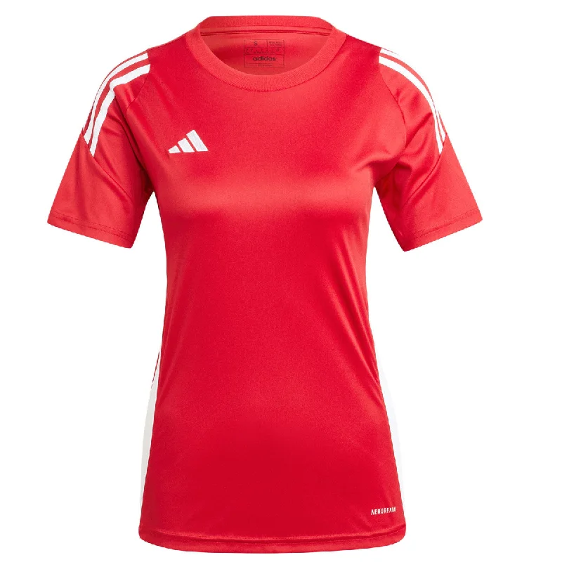 Women's Sports Apparel adidas Tiro 24 SS Jersey - Womens - Red