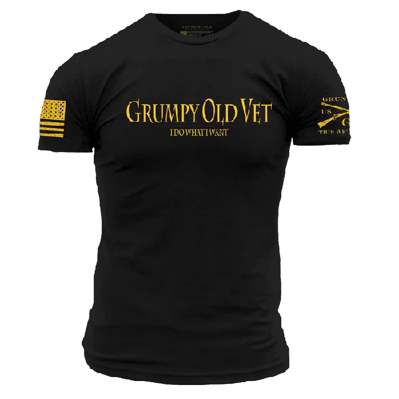 Luxury Fashion Discounts Grumpy Old Vet T-Shirt - Black