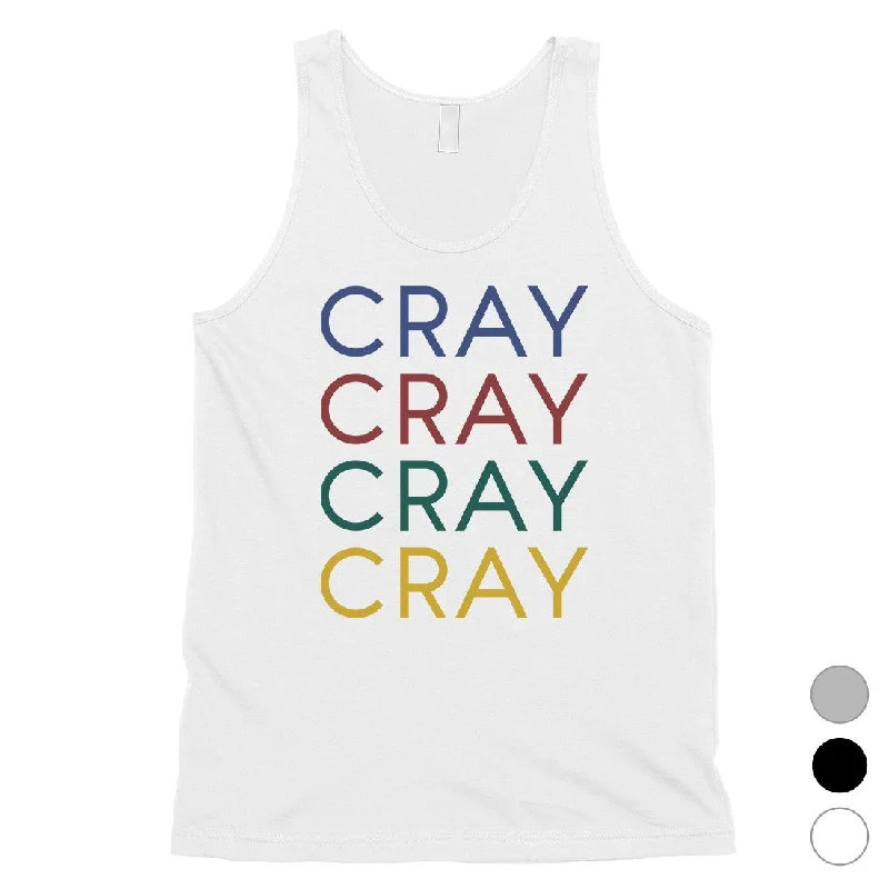 Quick Grab Deals 365 Printing Cray Mens Funny Saying Single Quote Humor Tank Top Gift