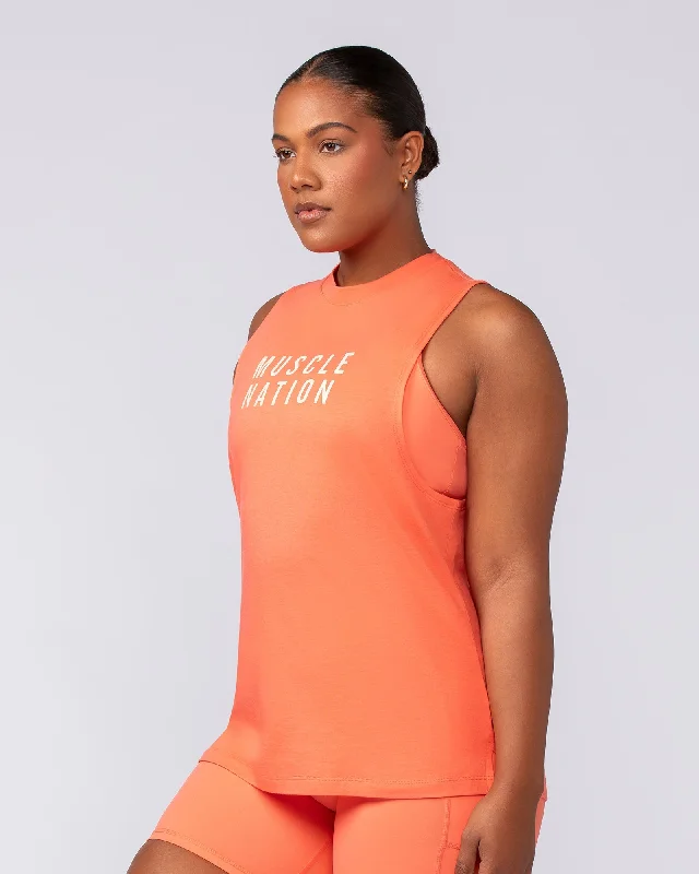 Affordable Women's Apparel Essential Training Tank - Hot Coral