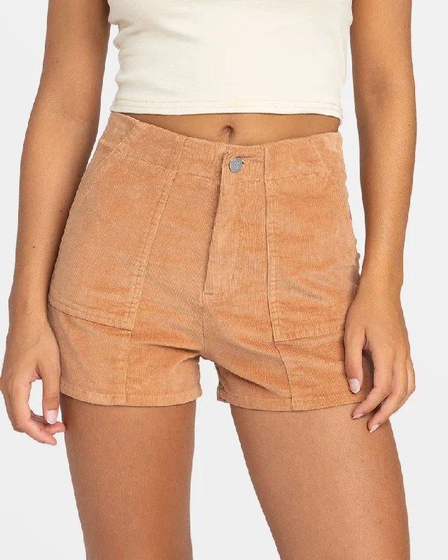 Daring Fashion Promotions Roxy Sessions 2 Shorts-Camel