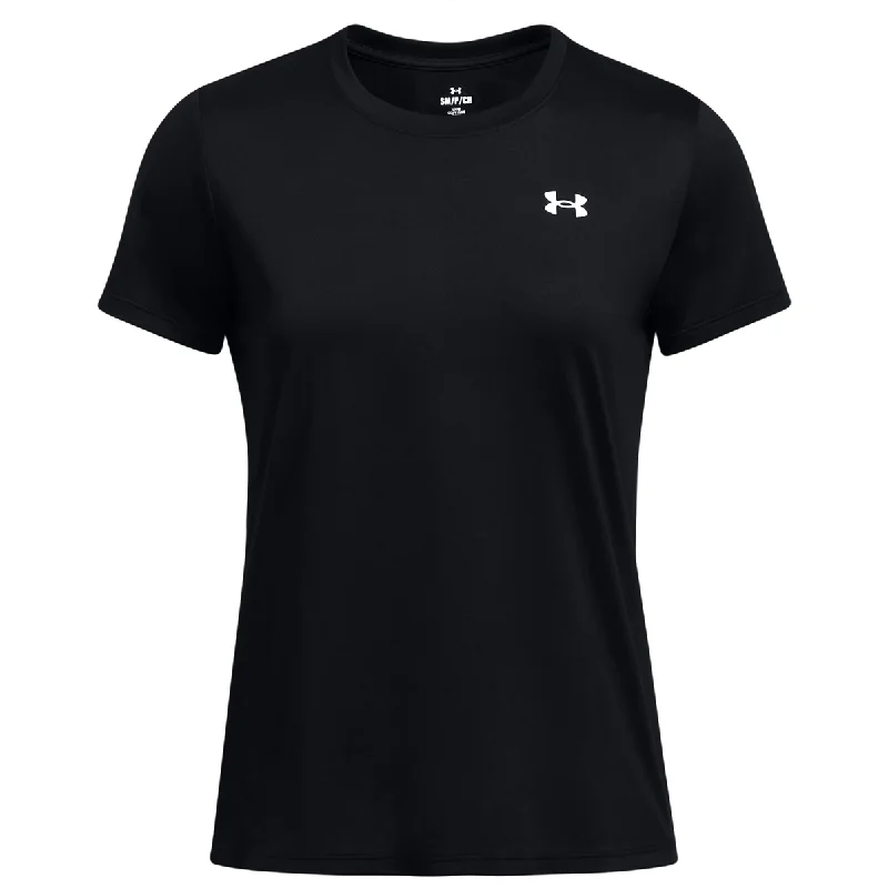 Women's Evening Clothes Under Armour Tech Short Sleeve Tee - Womens - Black/White