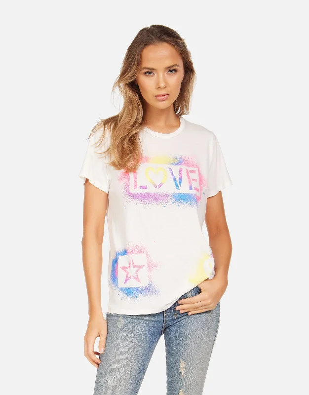 Women's Trendy Casual Clothes Wolf Graffiti Love