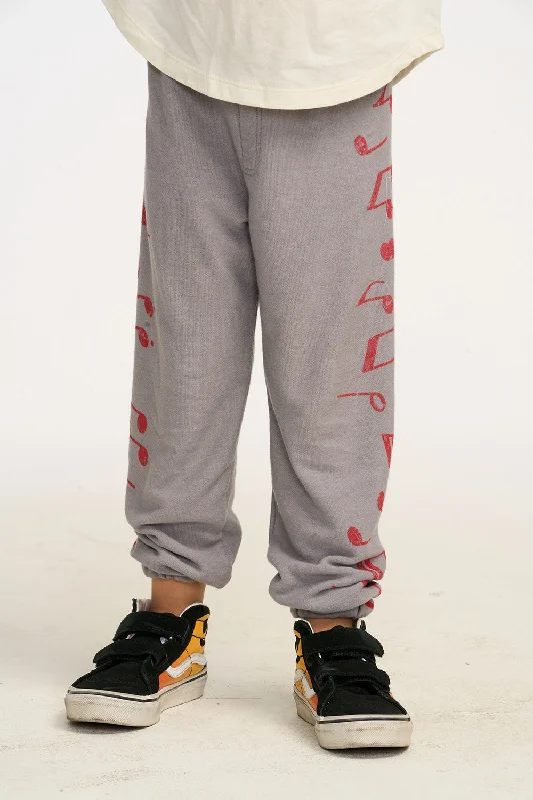 Minimalist Fashion Sale Music Notes Joggers