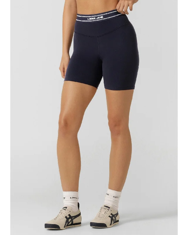 Fashionable Comfort Promotions Lorna Jane Redefined 12cm Bike Shorts - Midnight Blue