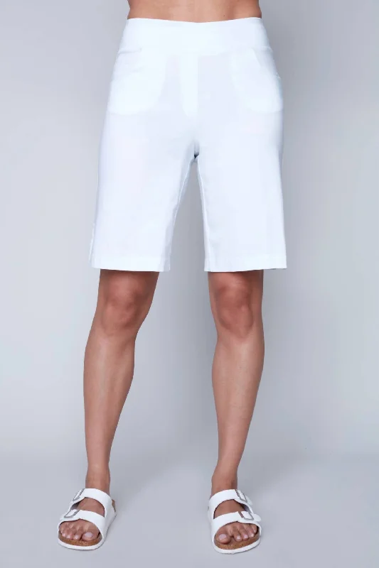 Luxury Women's Clothing Perfect Short In White