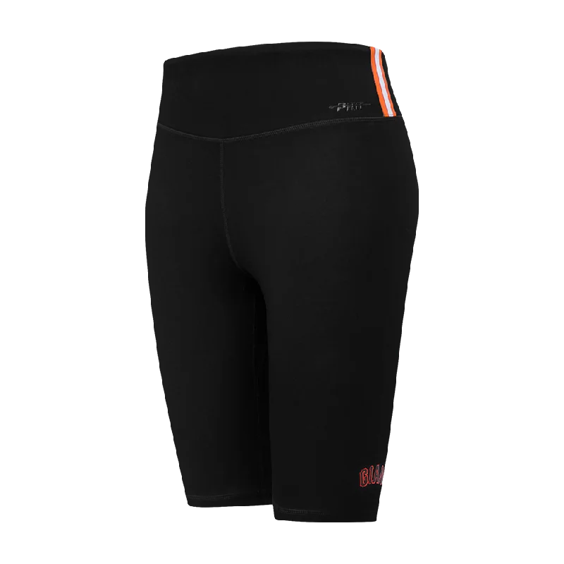 Final Sale MLB SAN FRANCISCO GIANTS CLASSIC WOMEN'S COTTON BIKE SHORT (BLACK)