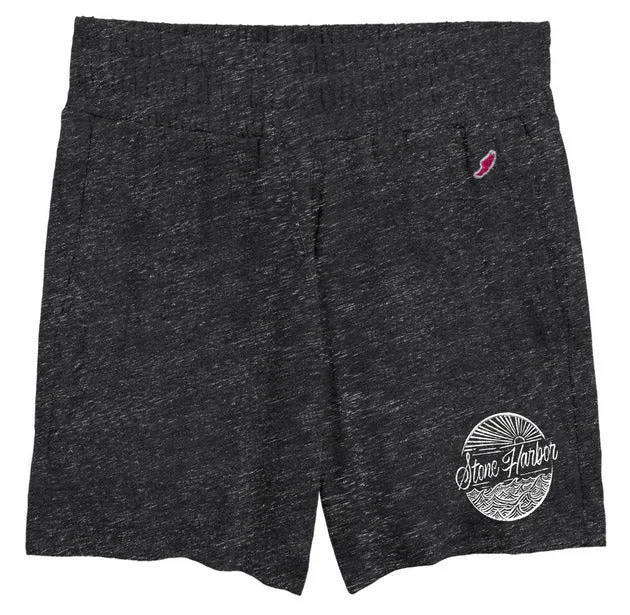 Inspired By You, Designed For You Women's Stone Harbor Intramural Hi-Rise Shorts - Varsity Black