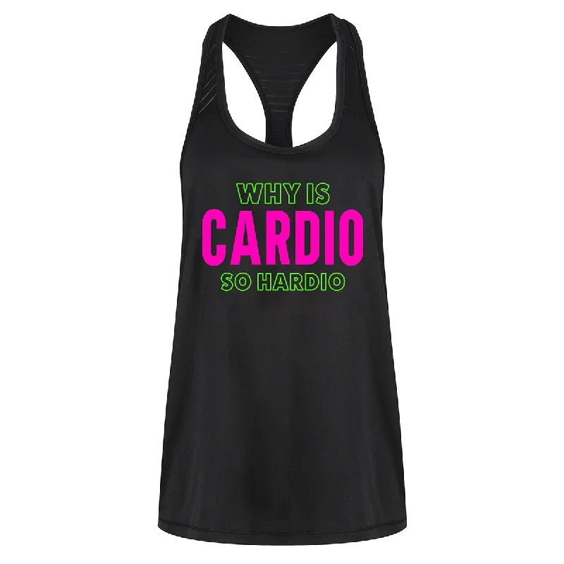 Women's Everyday Clothes Why is Cardio So Hardio Mesh Racerback Vest