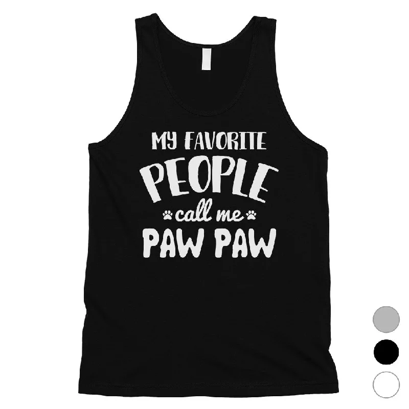 Athleisure Style Sale Favorite People Paw Paw Mens Supportive Cool Workout Sleeveless Top