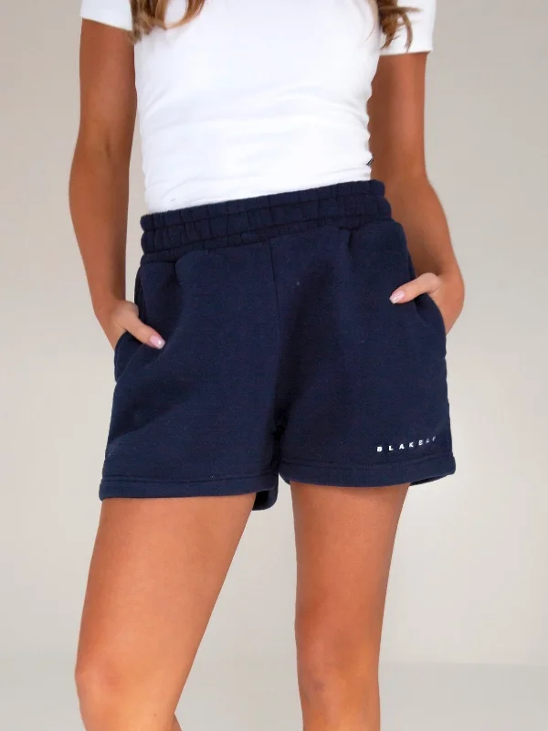 Vintage Style Deals Isabel Jogger Shorts - Navy