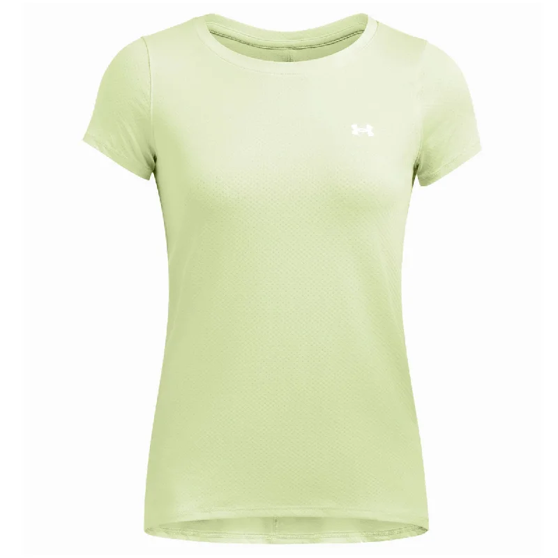 Timeless Women's Clothes Under Armour Heatgear Armour Short Sleeve Training Top - Womens - Retro Green/White