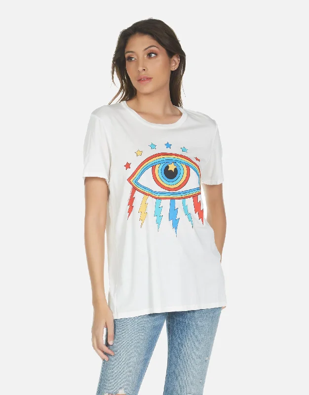 High-Fashion Women's Clothing Wolf Rainbow Lightning Eye