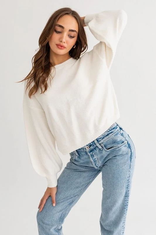 Affordable Fashion Clothing For Women Winter Is Calling Cropped Sweater