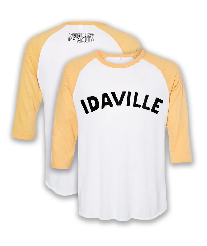 Women's Comfortable Lounge Outfit Idaville Baseball Tee