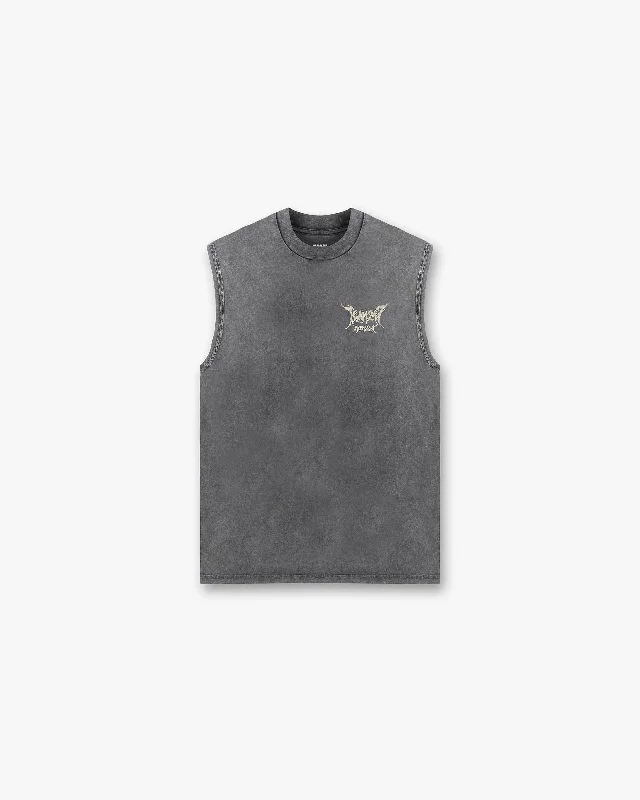 Best Deals Of The Season Team 247 X END Oversized Tank - Washed Grey