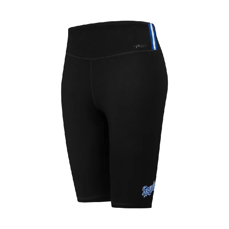 Affordable Women's Outfit MLB KANSAS CITY ROYALS CLASSIC WOMEN'S COTTON BIKE SHORT (BLACK)