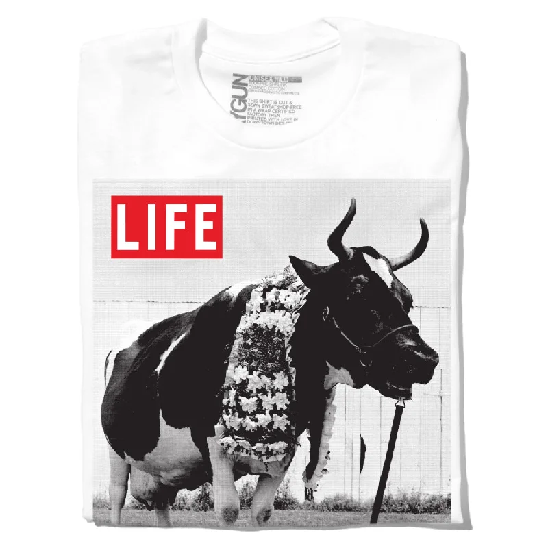 Women's Comfy Attire For Lounging LIFE Magazine: Cow