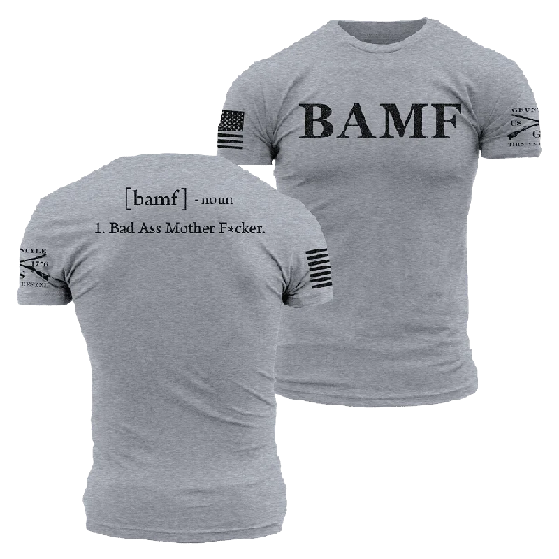 Popular Collection BAMF T-Shirt - Dark Heather Gray