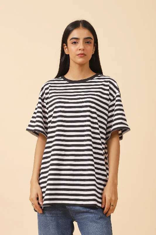 Women's Office Clothing OVERSIZED STRIPED TEE