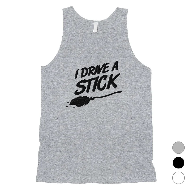 Classic Women's Apparel I Drive A Stick Cute Halloween Costume Funny Mens Tank Top