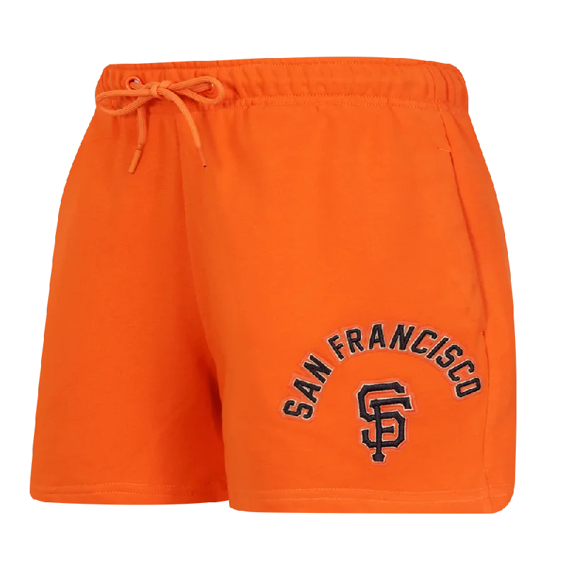 Gift Ideas MLB SAN FRANCISCO GIANTS CLASSIC WOMEN'S FLEECE SHORT (ORANGE)