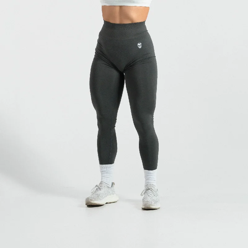 Women's Workout Clothing Infinity Leggings - Flat Gray