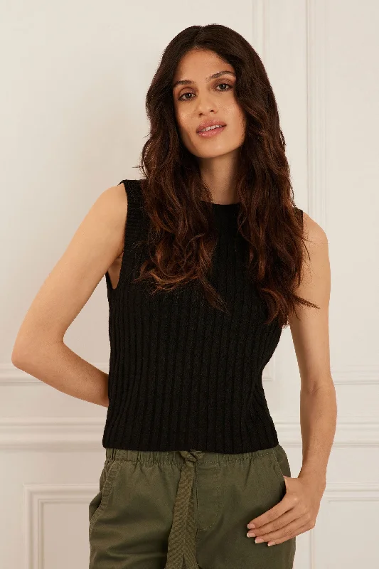 Women's Resort Attire Camisole en tricot côtelé - Femme