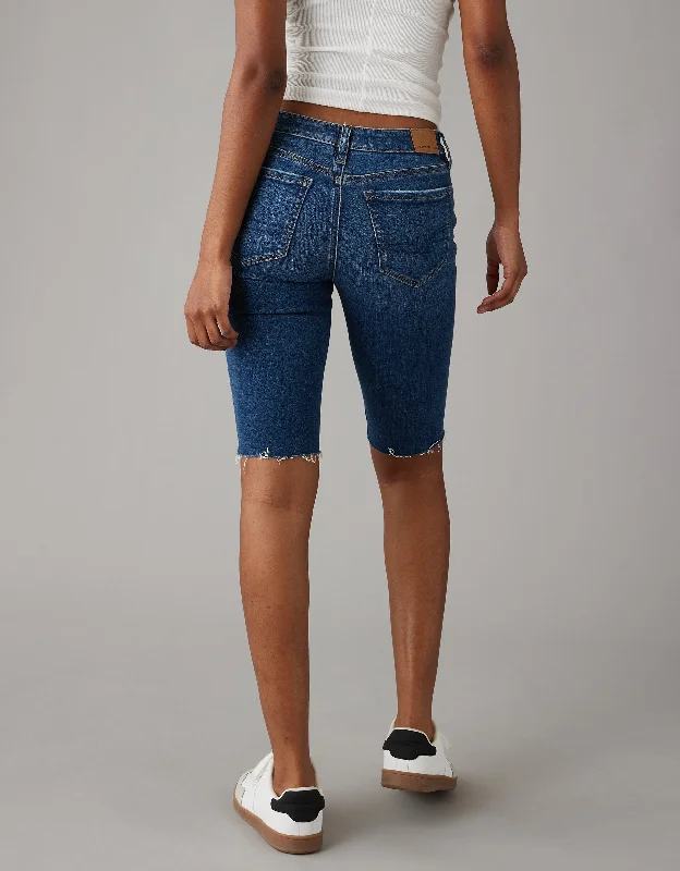 Sustainable Women's Apparel AE Next Level 13" Skinny Bermuda Denim Short