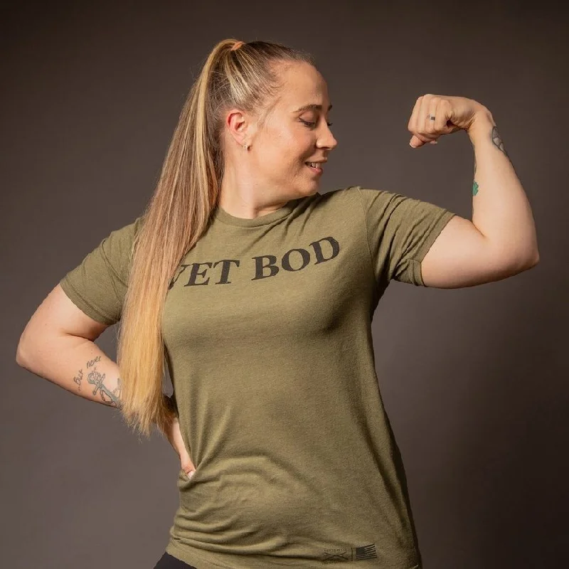 Women's Functional Outdoor Garments Women's Vet Bod Boyfriend Fit T-Shirt - Military Green