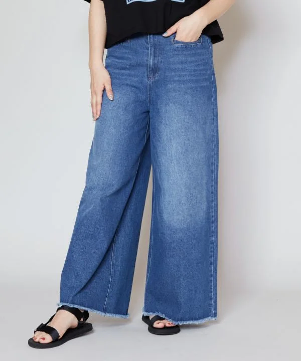 Casual Yet Chic Sales SURF＆Palms Washed Denim Flare Pants