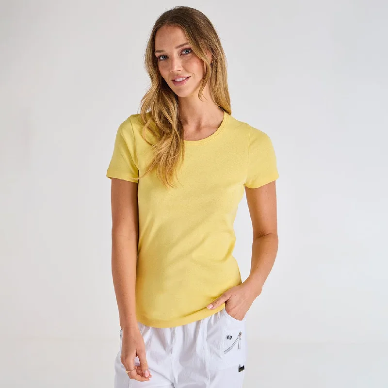 New Arrivals Ladies Lemon Drop Crew Neck T-Shirt