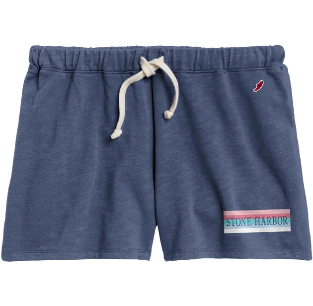 Exclusive Deals Online Women's Stone Harbor Weathered Terry Short - Washed Navy