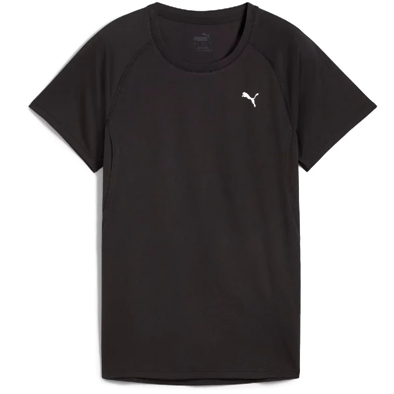 Women's Casual Apparel Puma Run Velocity Poly Tee - Womens - Black