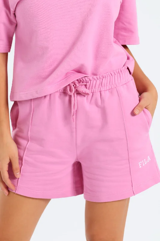 Women's Casual Apparel For Weekends Georgia Shorts - Pink