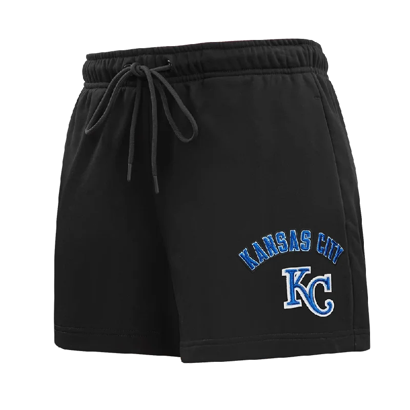 Women's Night-Out Outfit MLB KANSAS CITY ROYALS CLASSIC WOMEN'S FLEECE SHORT (BLACK)