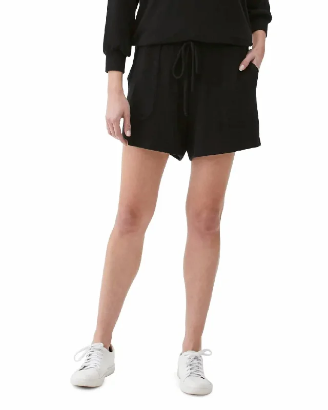 Must-Have Style Discounts Parker Pocket Drawstring Shorts In Black